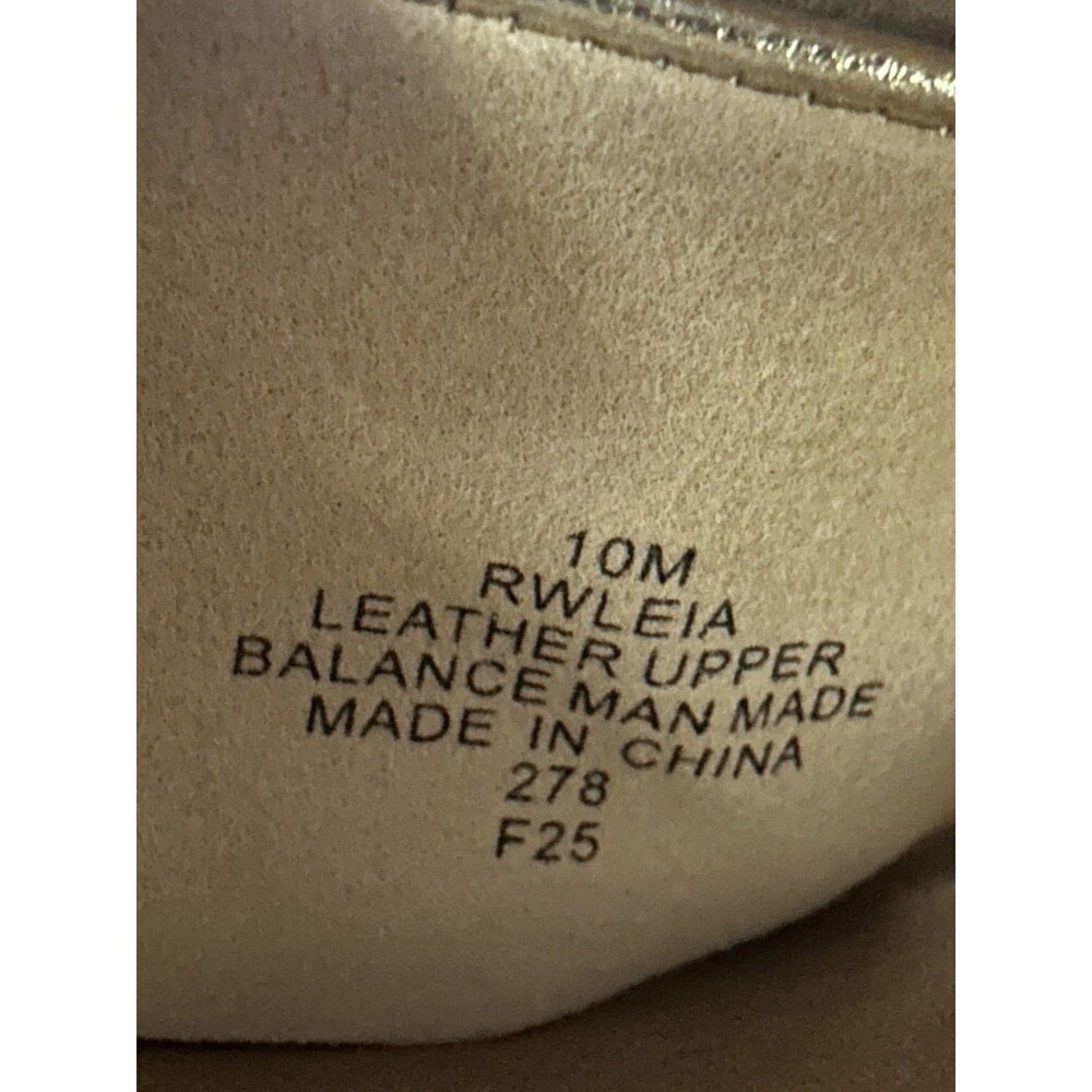 NEW Rockport Womens Size 10 Gold Leather Leia Crisscross Flat Footbed Sandals - Picture 9 of 9